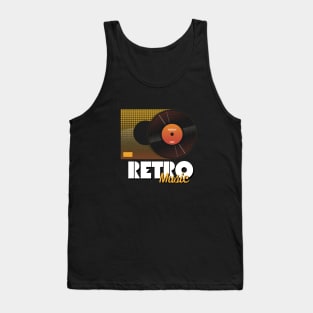 Vintage Retro Music Lover 7 Tank Top